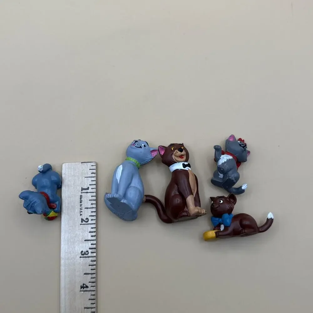 RARE ARISTOCATS Disney figurines Spain 1980s Lot Family Collectible